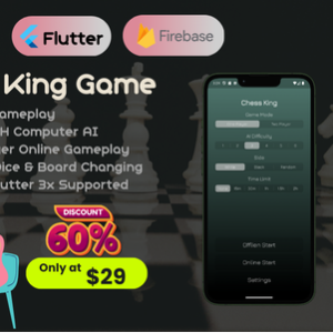 ChessKing: Premium Online Chess Game | Flutter & Firebase