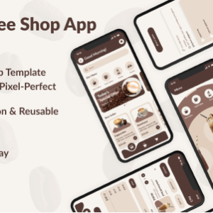 CoffeeBuzz - eCommerce App for Coffee Shop - Flutter Mobile App Template