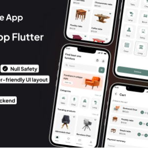 DecorEase App UI Template | Interior Design & Home Styling App in Flutter | DesignPro App Template