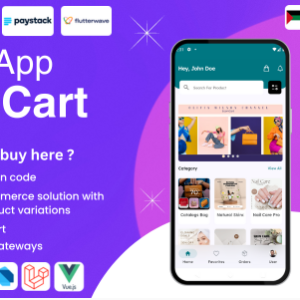 EcomCart - Flutter Modern eCommerce App Built with Laravel & Vue.js - Flutter Online Stores