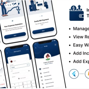 Income & Expense tracker - Flutter App UI Kit