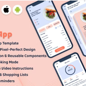 dish-discover - Online Cooking Mobile App Template - Flutter