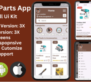 ToolBox Pro - Online Tools & Parts Finder App in Full App Flutter Mobile Template