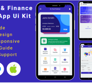 Banking & Finance Flutter App Template UI Kit